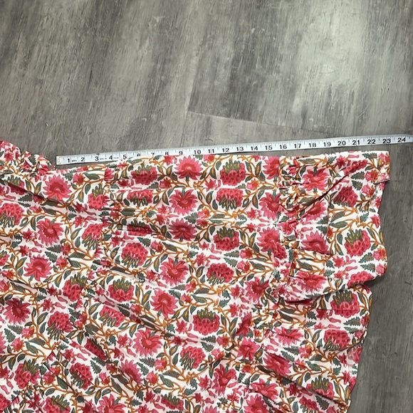 Caroline Constas Strawberry Print Floral Dress Size Medium - Picture 7 of 10